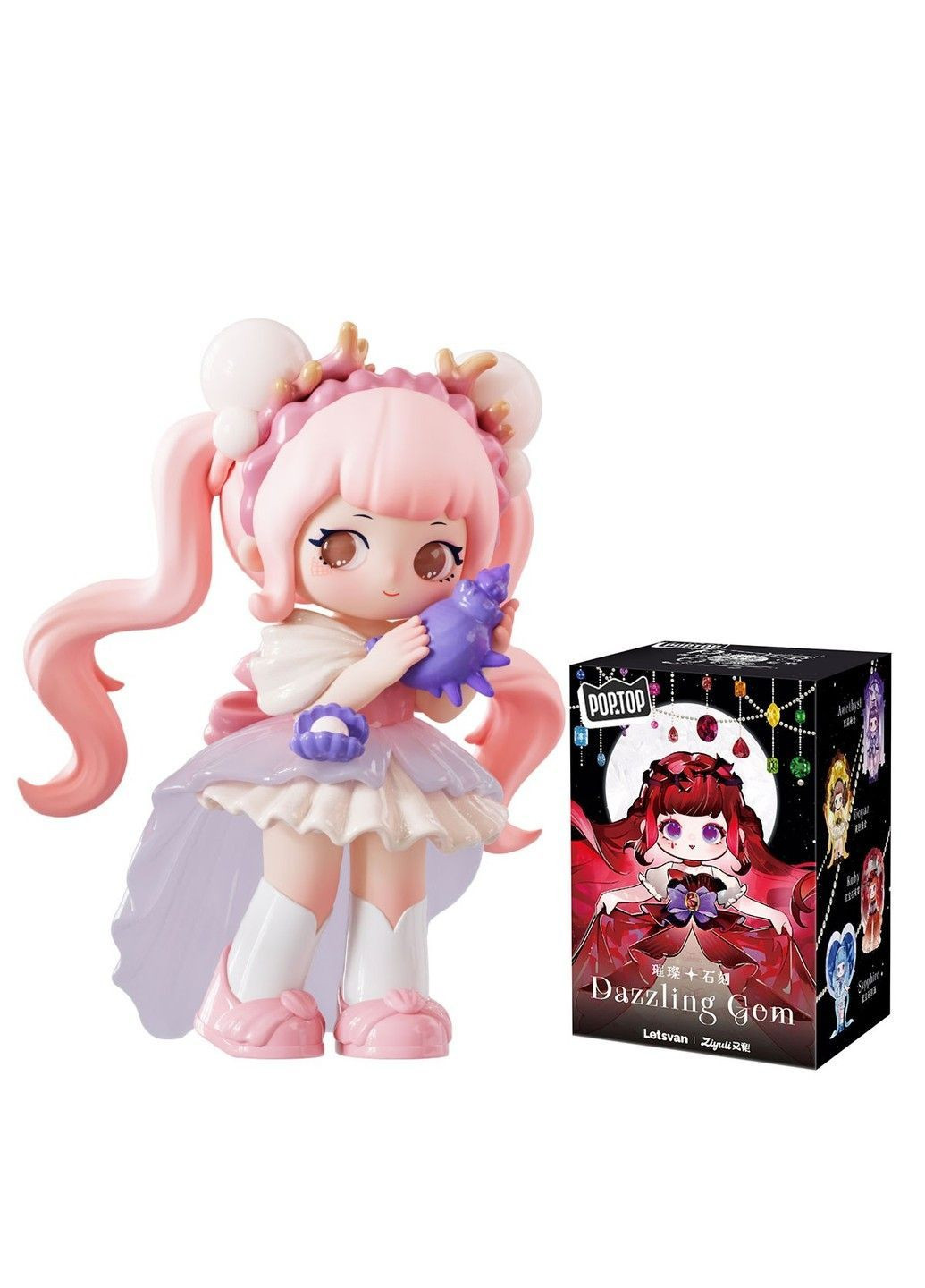 Колекційна фігурка - сюрприз Letsvan серії Ziyuli - Розкішні самоцвіти 1 шт рандом POP TOP (366409457)