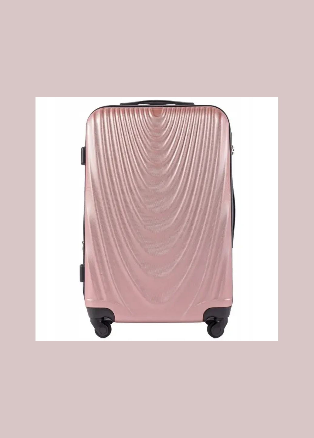Дорожный Чемодан 304 - L (розовое золото) Wings (346534436)