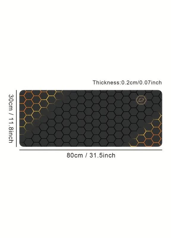 Ігровий килимок для миші, велика ігрова поверхня на стіл для клавіатури та миші 800*300*2 мм No Brand (328596781)