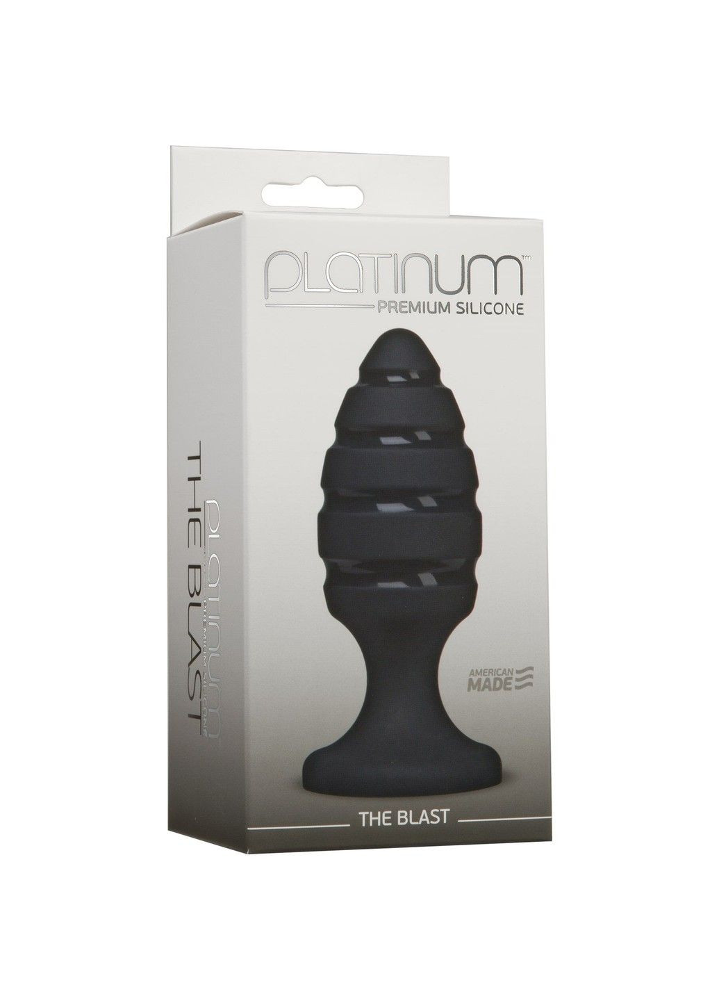 Анальний плаг Platinum Premium Silicone The Blast Black Doc Johnson (317255983)
