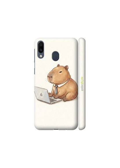 Чохол на Samsung Galaxy M20 Funny Capybara CEO Working "6777m-1660-2448" Endorphone (379907663)