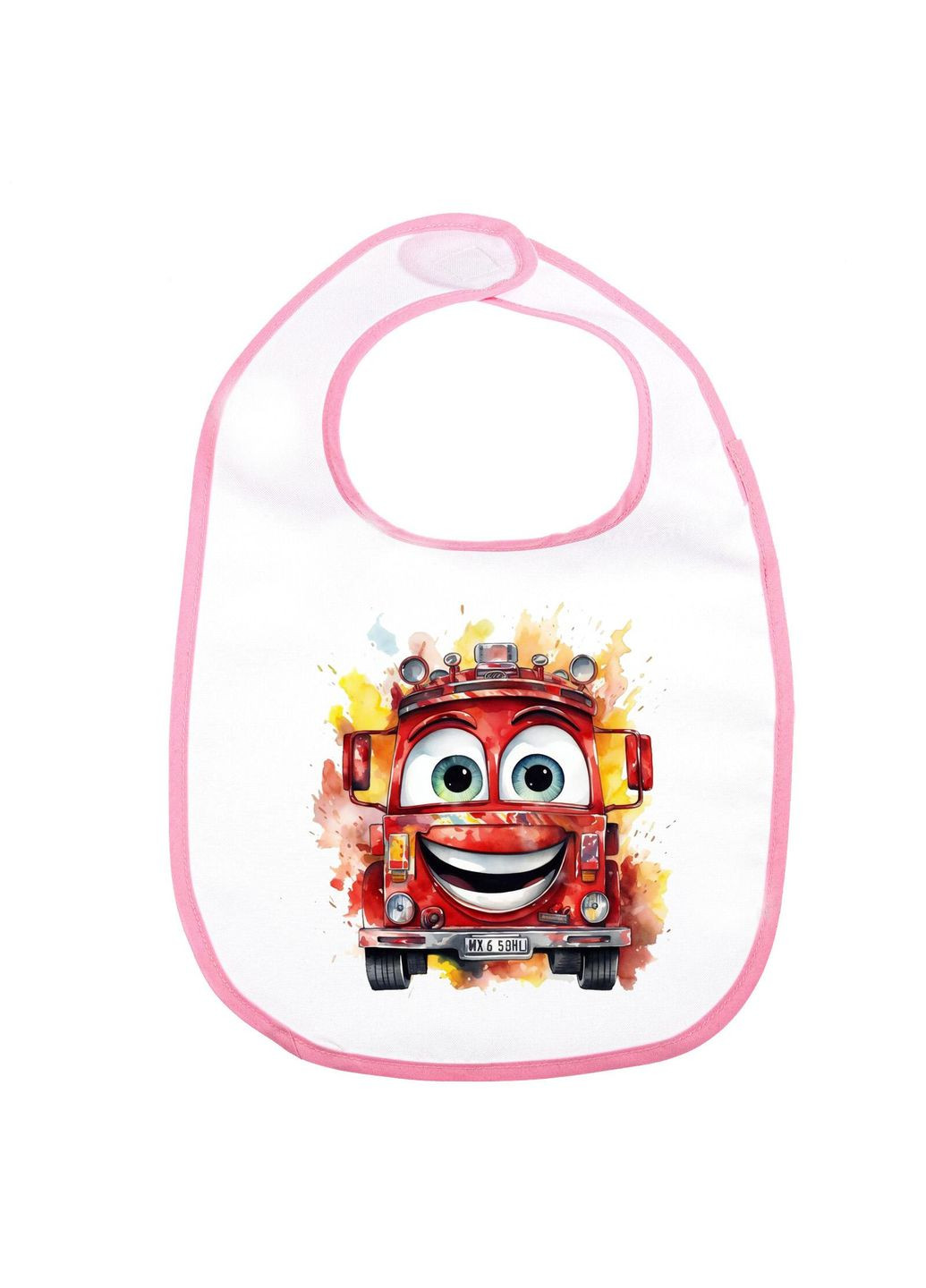 Слинявчик (нагрудник) #0106 Рожевий No Brand (315041182)