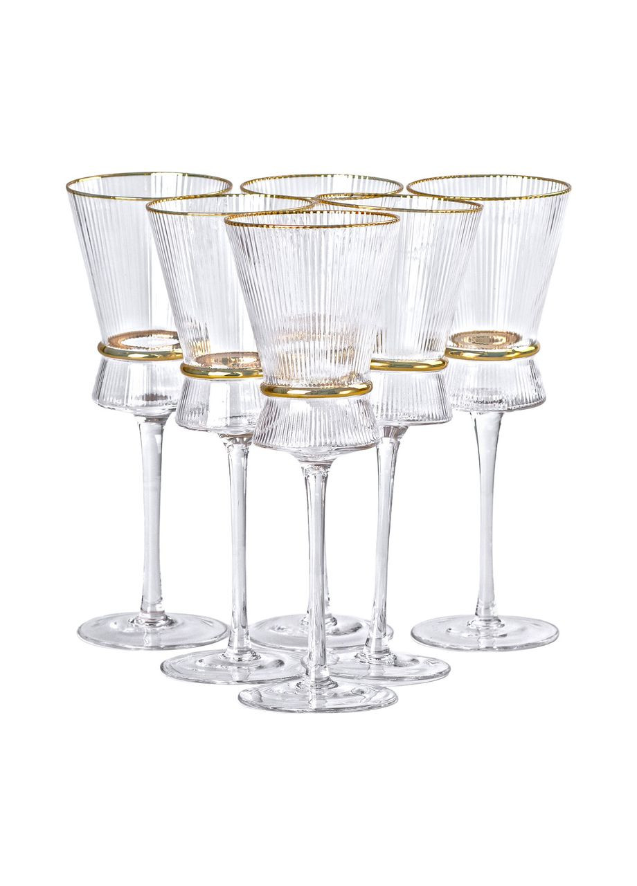 Набір з 6 келихів з високими тонкими ніжками, 300 мл, для вина Yiwu (360456761)