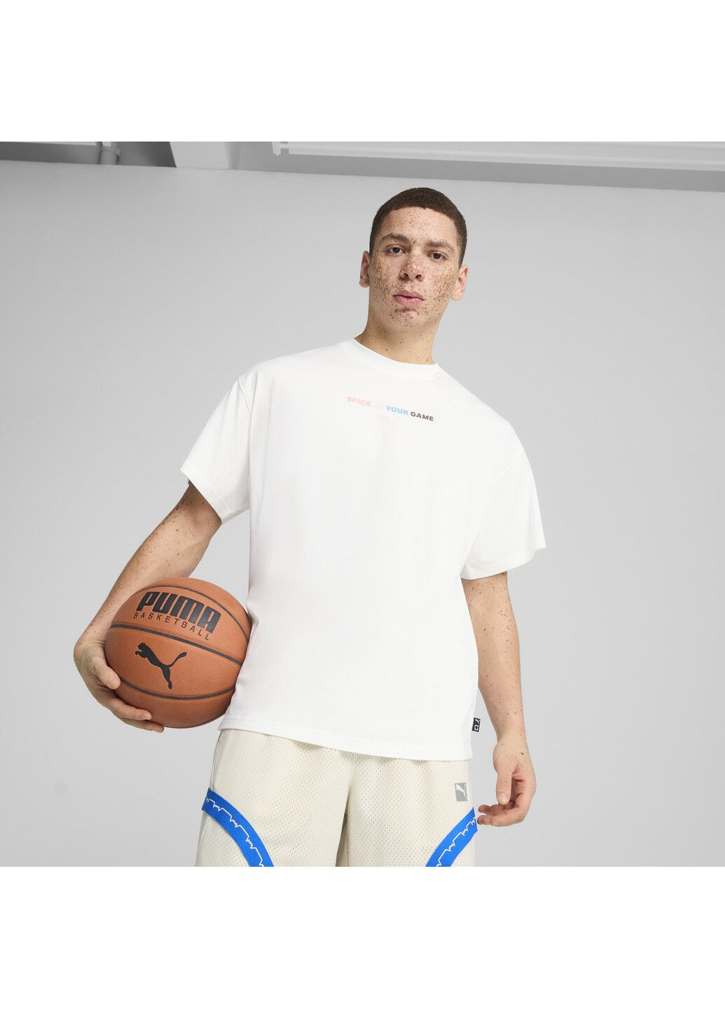 Белая футболка spicy dylan tee men Puma