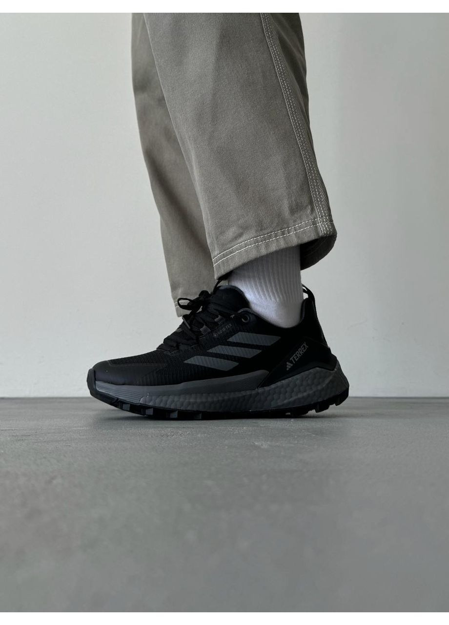 Черные демисезонные кроссовки мужские adidas terrex gore-tex low black адидас No Brand