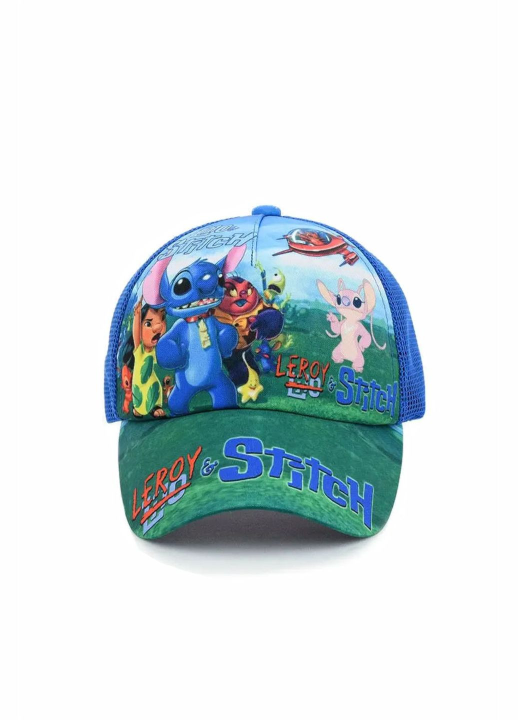 Кепка детская с сеткой Стич / Stitch No Brand Дитяча кепка (296661218)