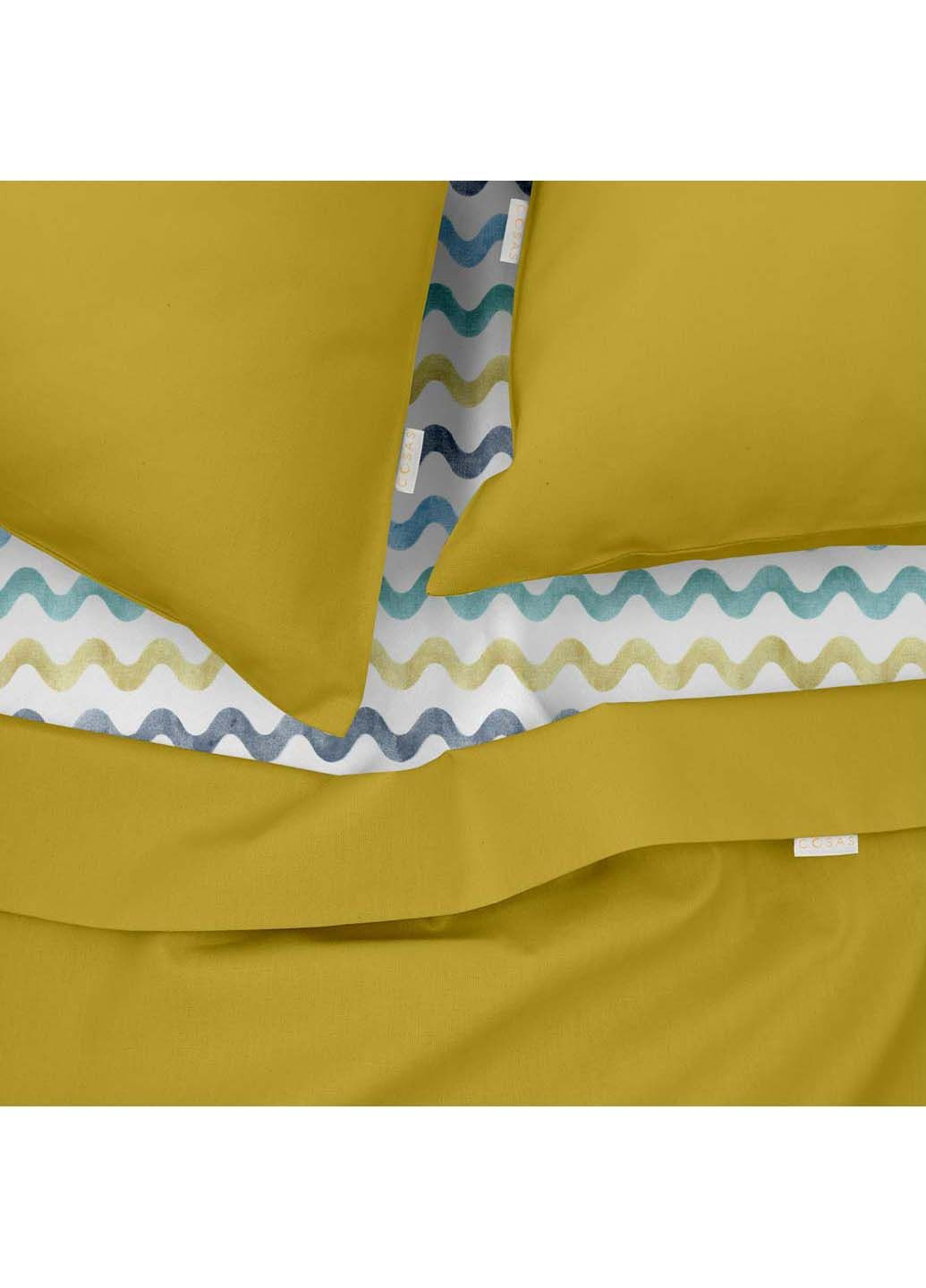 Сімейна постіль з простирадлом на резинці Marmalade CS4 2х160х220 см Cosas (307474788)