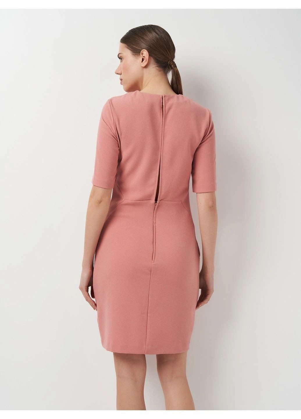 Пудрова сукня міді H&M