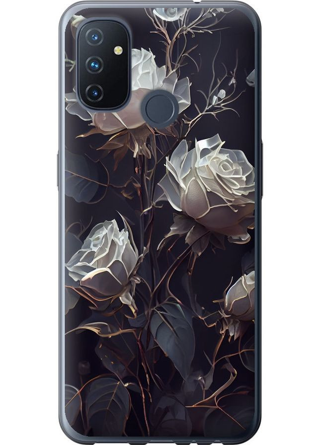 Силиконовый чехол 'Розы 2' для Endorphone OnePlus Nord N100 (258186126)