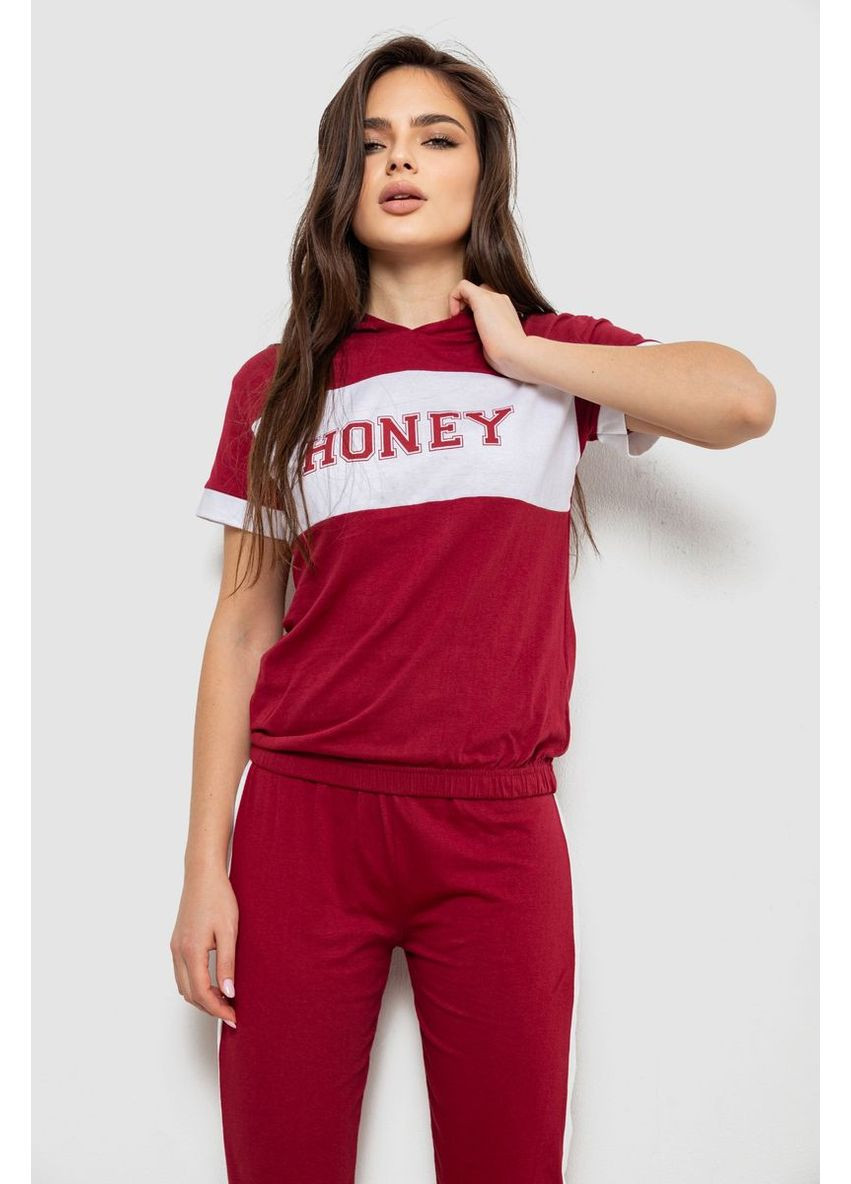 Бордовая всесезон пижама женская, 243r1488-006 Isik