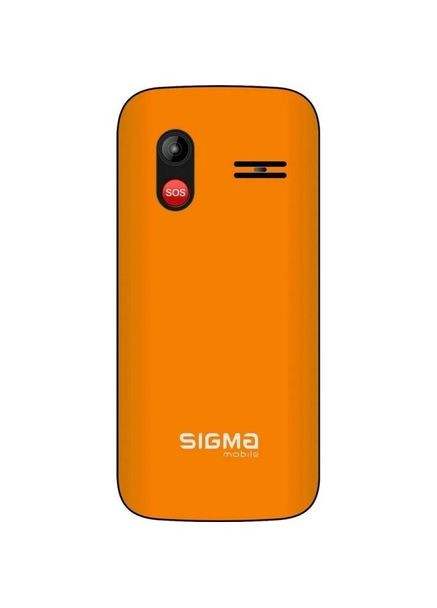 Телефон Mobile Comfort 50 HIT 2020 бабушкофон оранжевый Sigma (279826187)