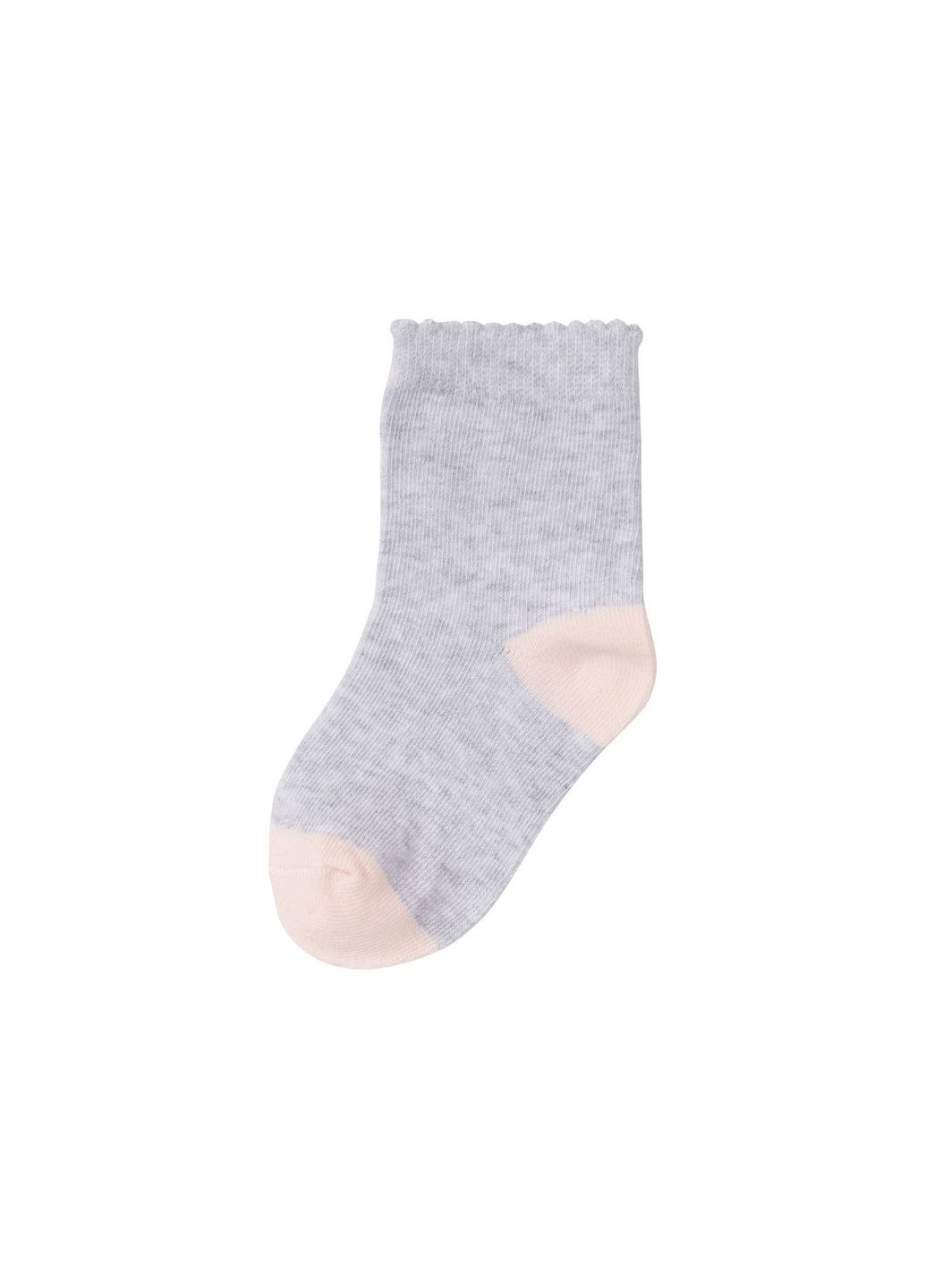 Шкарпетки середньої довжини для дівчинки 370657 сірий Lupilu (263428706)