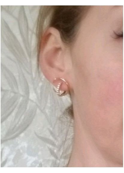 Серьги Xuping Jewerly орбитальная станция 1,9 см золотистые love-shopping Xuping Jewelry (354659336)