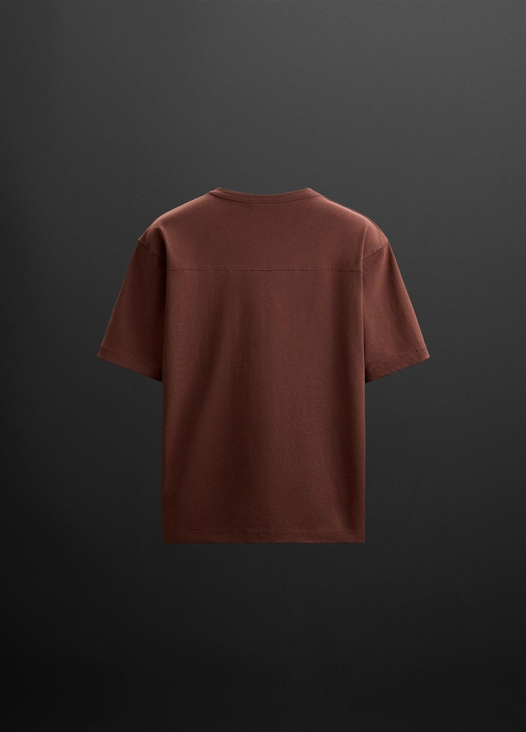 Темно-розовая футболка Zara