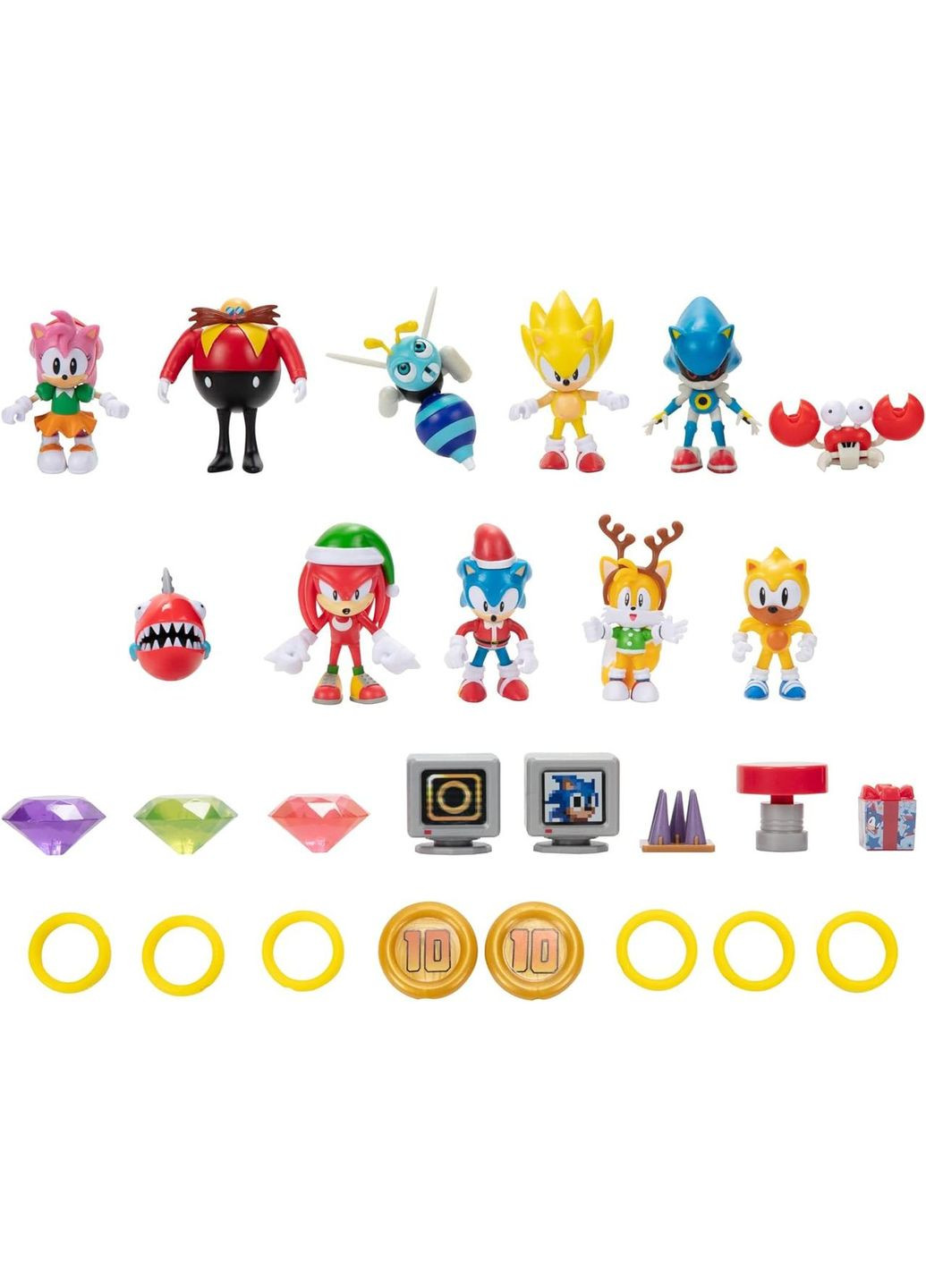 Адвент-календар Їжак Сонік Оригінал Sonic The Hedgehog Advent Calendar 2024 Jakks Pacific (365251595)