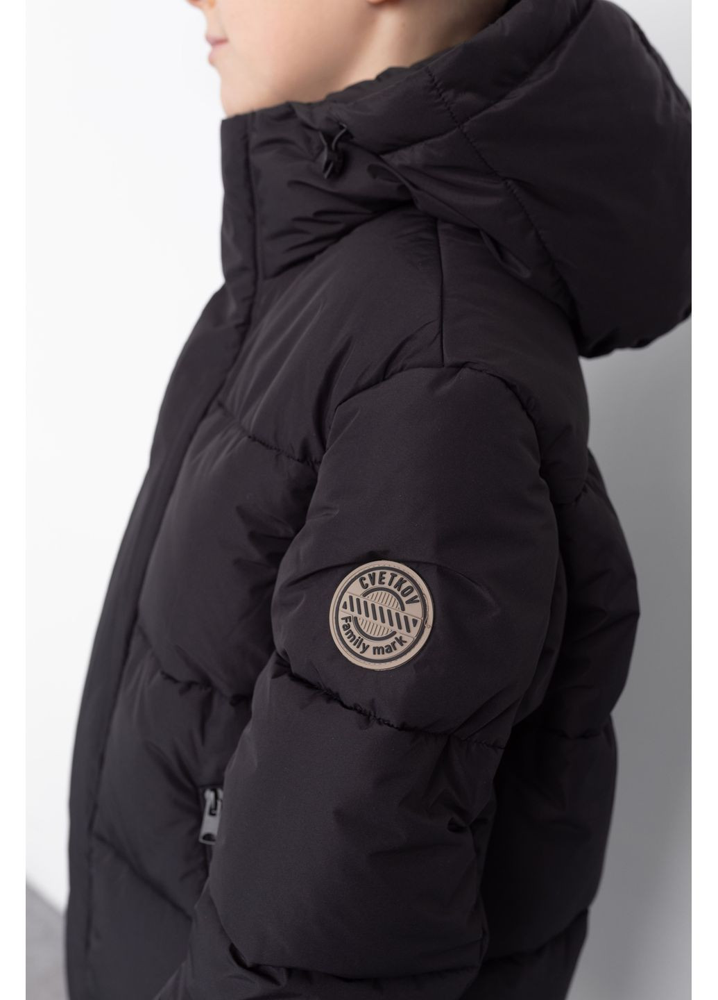 Комбінована зимня куртка ніккі чорний Cvetkov Никки