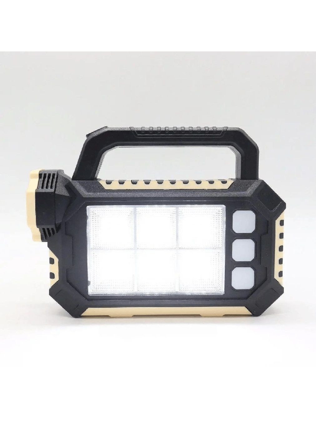 Акумуляторний світильник лампа ліхтар прожектор USB із сонячною панеллю повербанком 2800 мАг (478289-Prob) Unbranded (303771992)