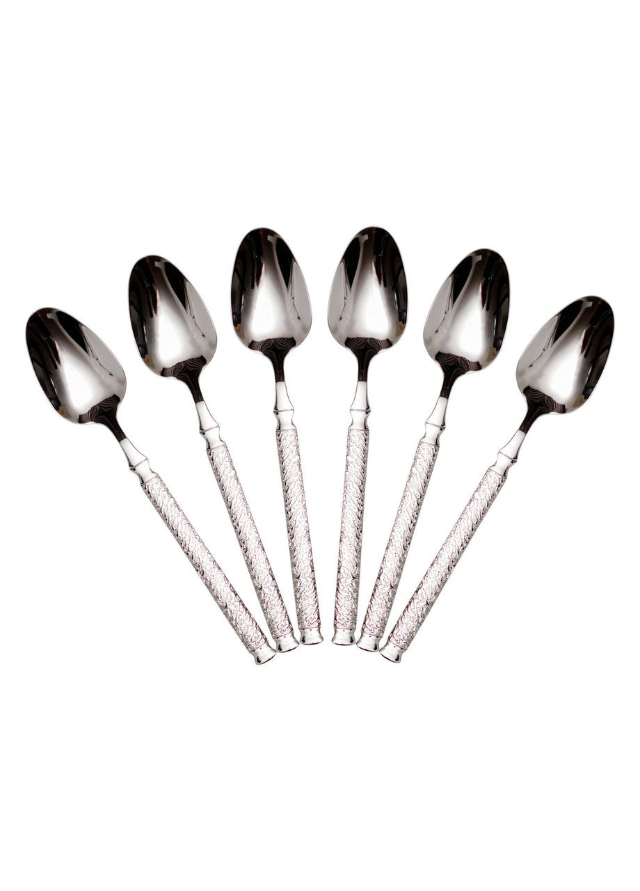 Набір столових ложок 6 штук з нержавіючої сталі 21 (см) Срібло HP-8-33 Ding Lanfang (373995416)