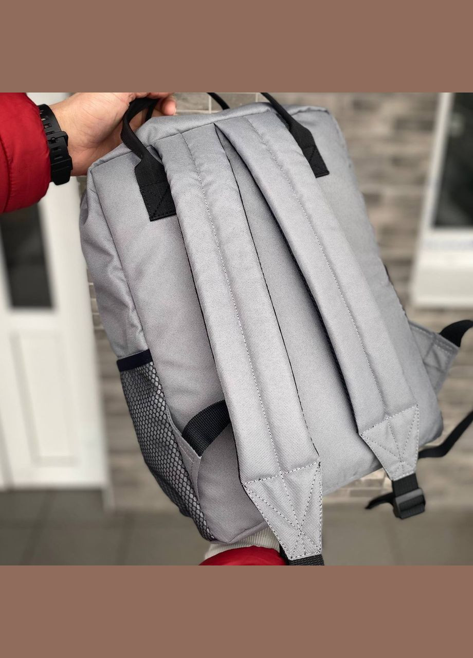 Серый средний рюкзак портфель универсальный Broadway grey No Brand (282676654)