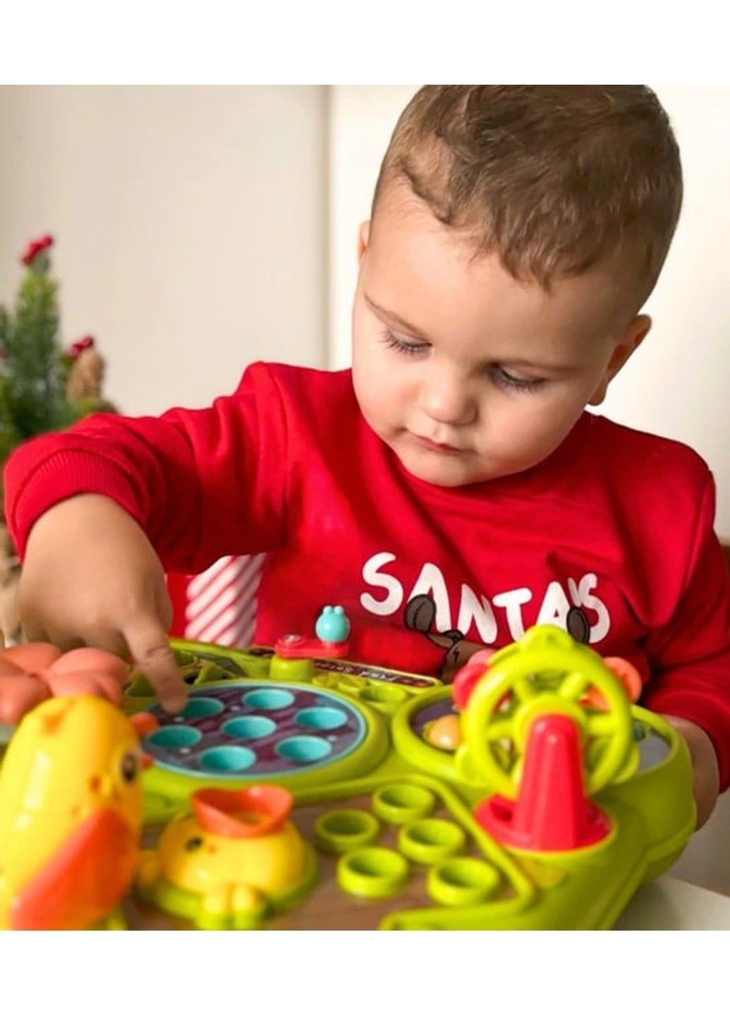 Інтерактивний мультиосвітній столик 8 в 1 Montessori риболовля, нагодуй пташку, стукалка No Brand (342745406)
