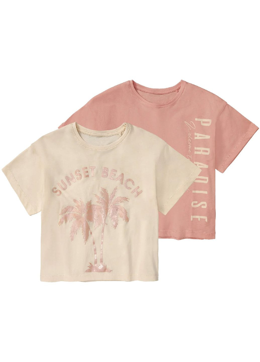 Комбинированная летняя футболка (2 шт.) Pepperts