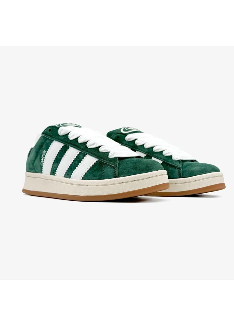 Сірі Осінні кросівки чоловічі adidas campus 00s green white адідас кампус No Brand