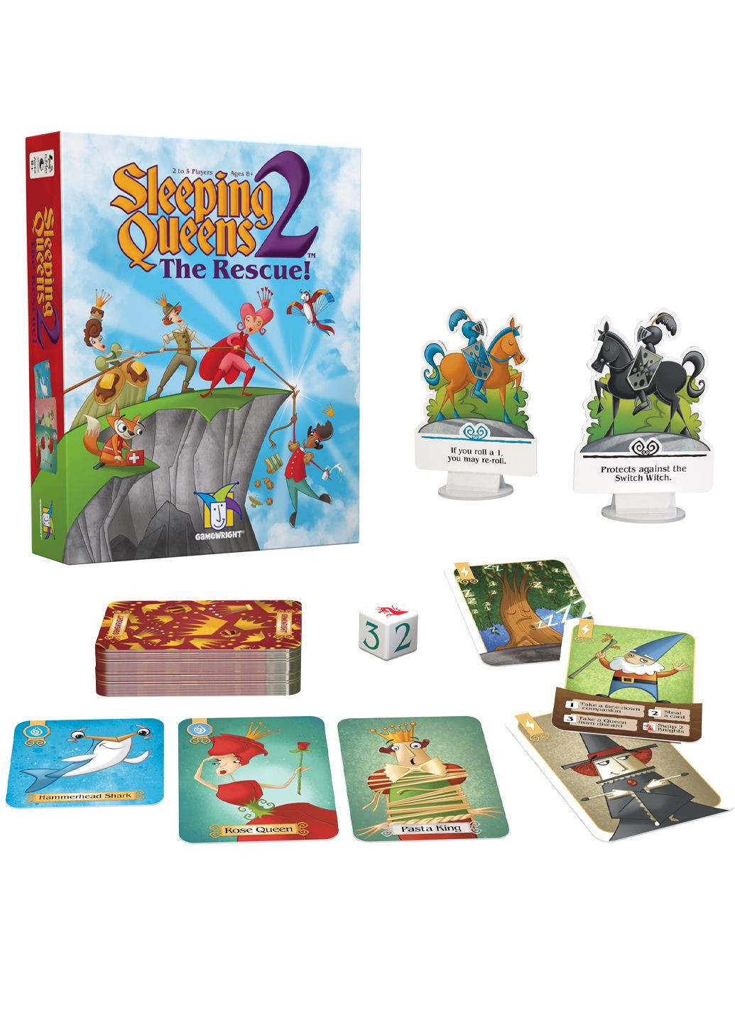 Настільна гра Сплячі королеви 2: Порятунок королів / Sleeping Queens 2: The Rescue Game (329434167)