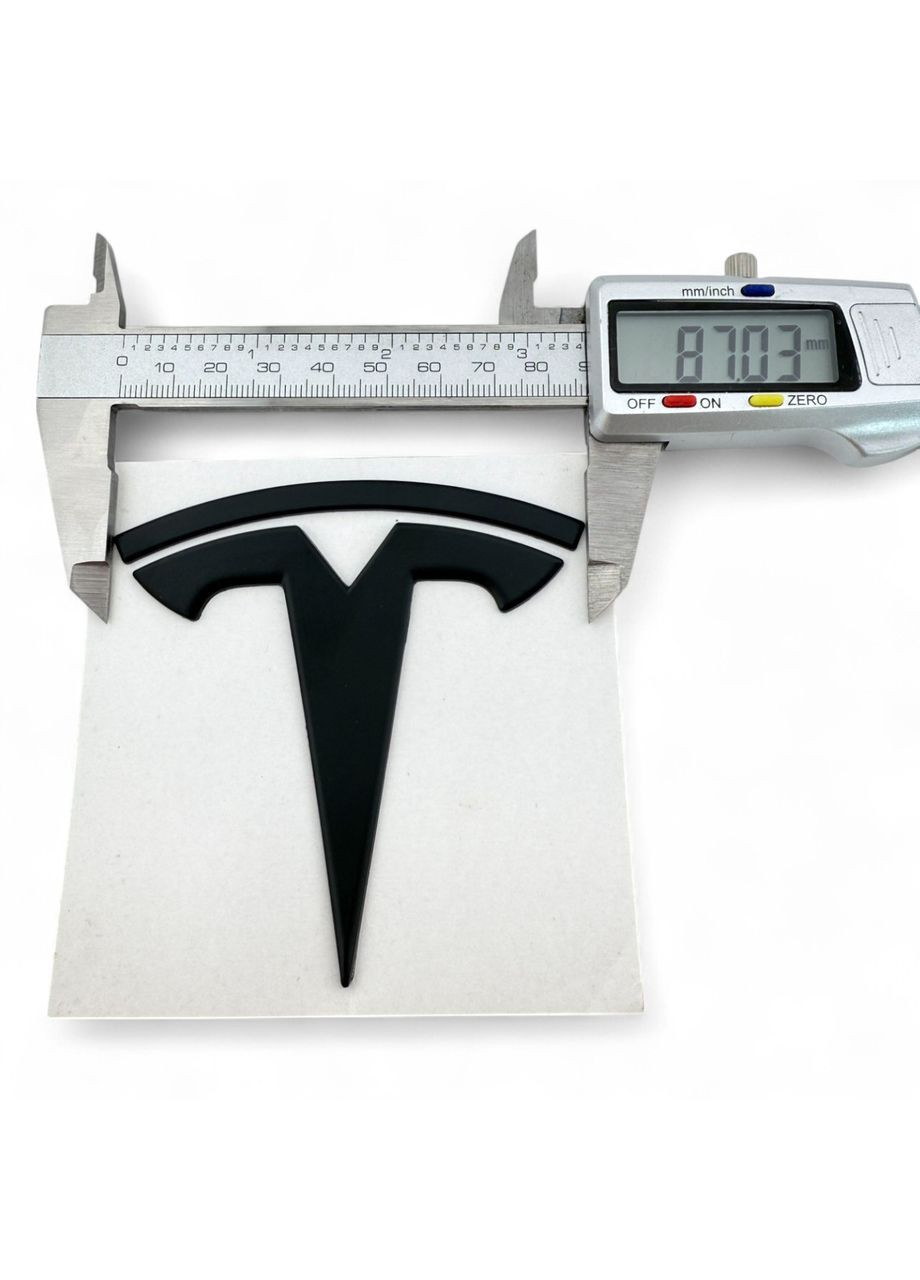 Эмблема на багажник металлическая Тесла Модел 3 значок на багажник Model 3, золотая Tesla (354698684)