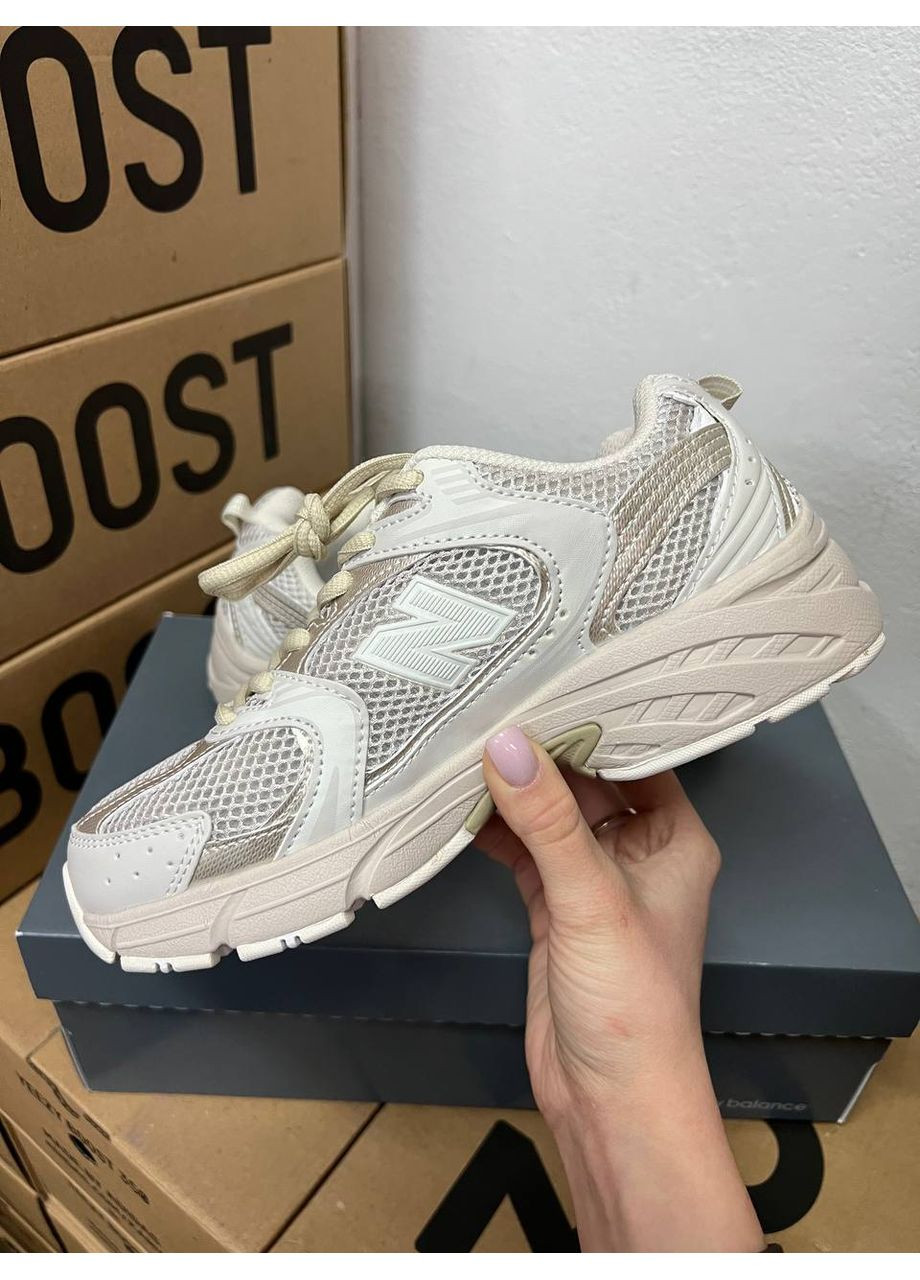 КРОСІВКИ ЖІНОЧІ NEW BALANCE 530 BEIGE V2 НЬЮ БЕЛАНС 530 No Brand бежеві демісезони (368886128)