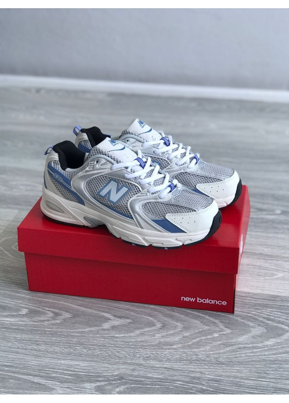 Білі Осінні кросівки чоловічі new balance 530 steel blue mr530kc нью беланс 530 No Brand