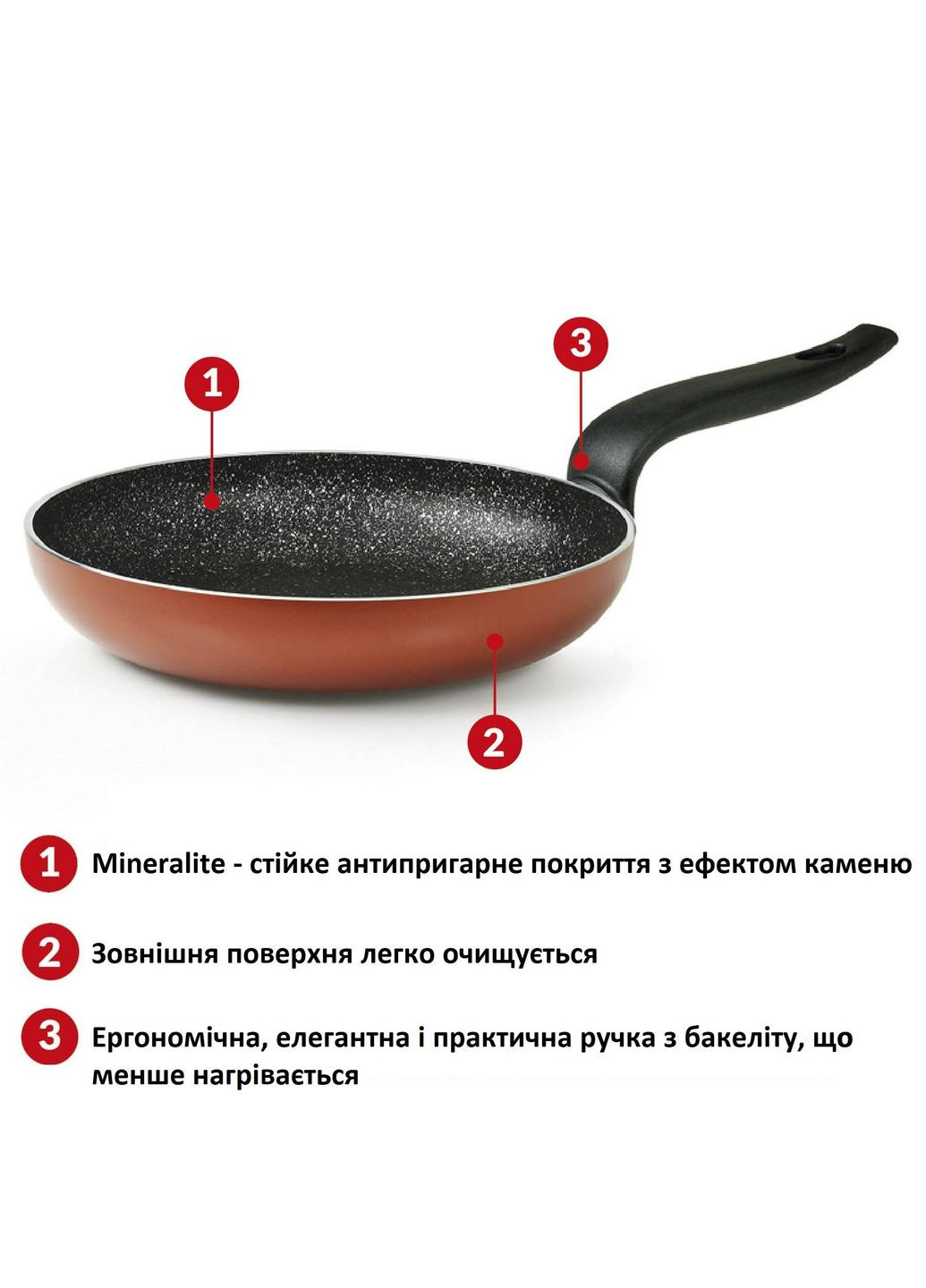 Сковорода Pepita Granit 28 см (PGFPB2850) Flonal (315937481)