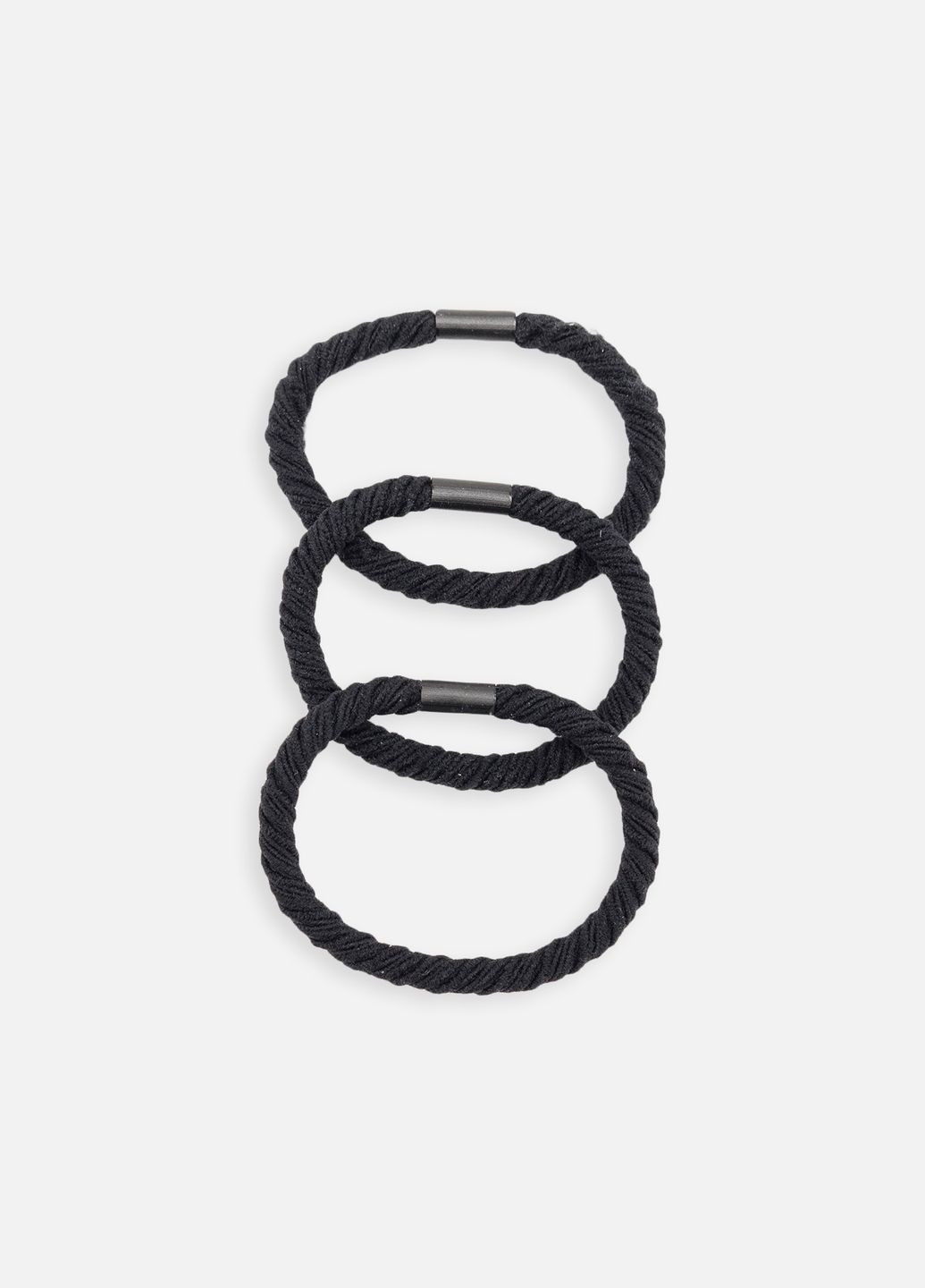 Набор резинок для волос, женские цвет черный CB-00267100 Yuki (323142842)