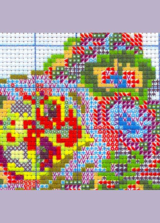 Набор для вышивания по нанесённой на канву схеме "Young girls". AIDA 14CT printed, 46*32 см Joy Sunday (313613018)