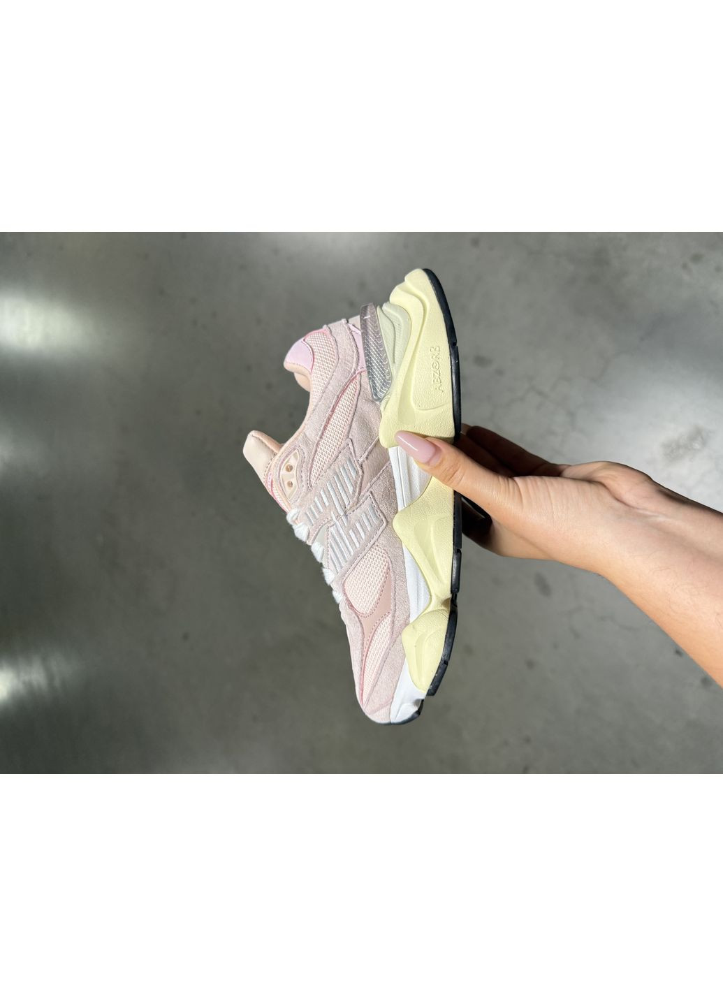 КРОССОВКИ ЖЕНСКИЕ NEW BALANCE 9060 WHITE PINK НЬЮ БЕЛАНС 9060 No Brand розовые демисезоны (368869502)