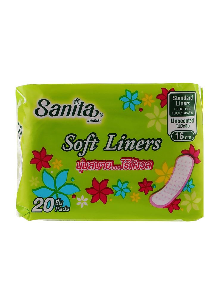 Прокладки Sanita panty soft liners 16 см 20 шт. (268146766)