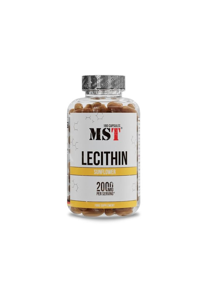Соняшниковий лецитин Lecithin Sunflower, 90 капсул для здоров'я внутрішніх органів MST (328446511)