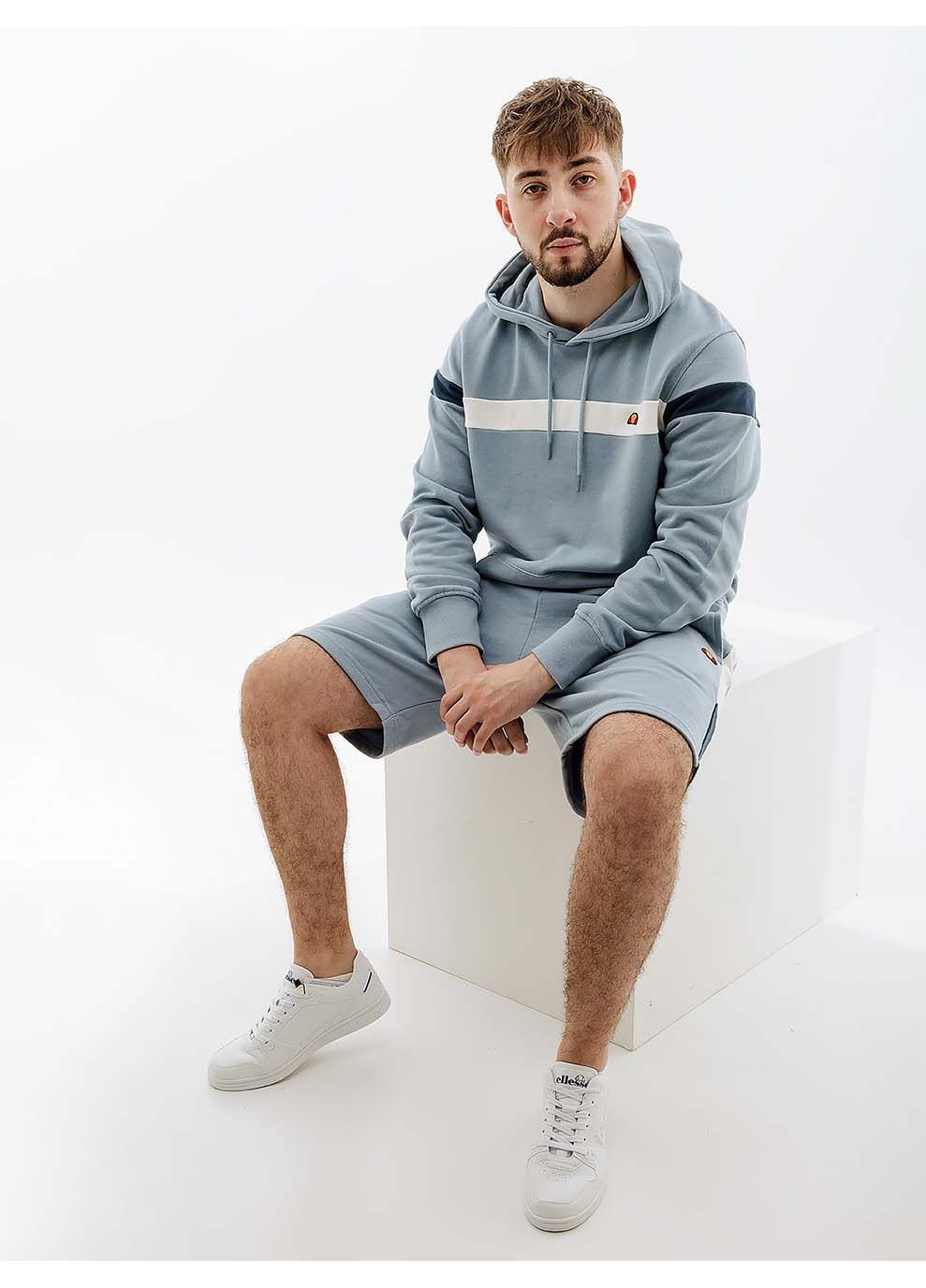 Чоловіче Худі Pietro OH Hoody Блакитний Ellesse (302210396)