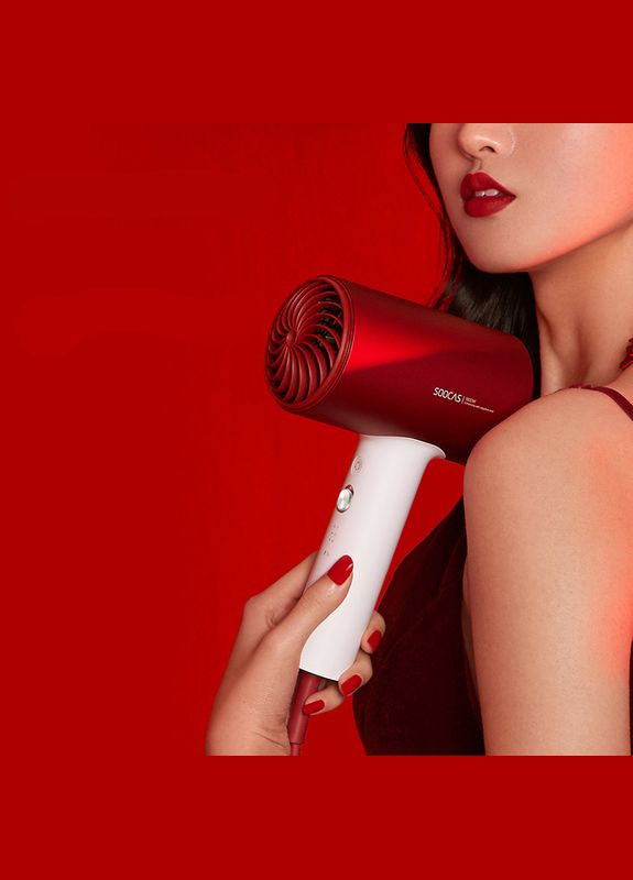 Фен для волосся Hair Dryer H5 Red SOOCAS (306443404)