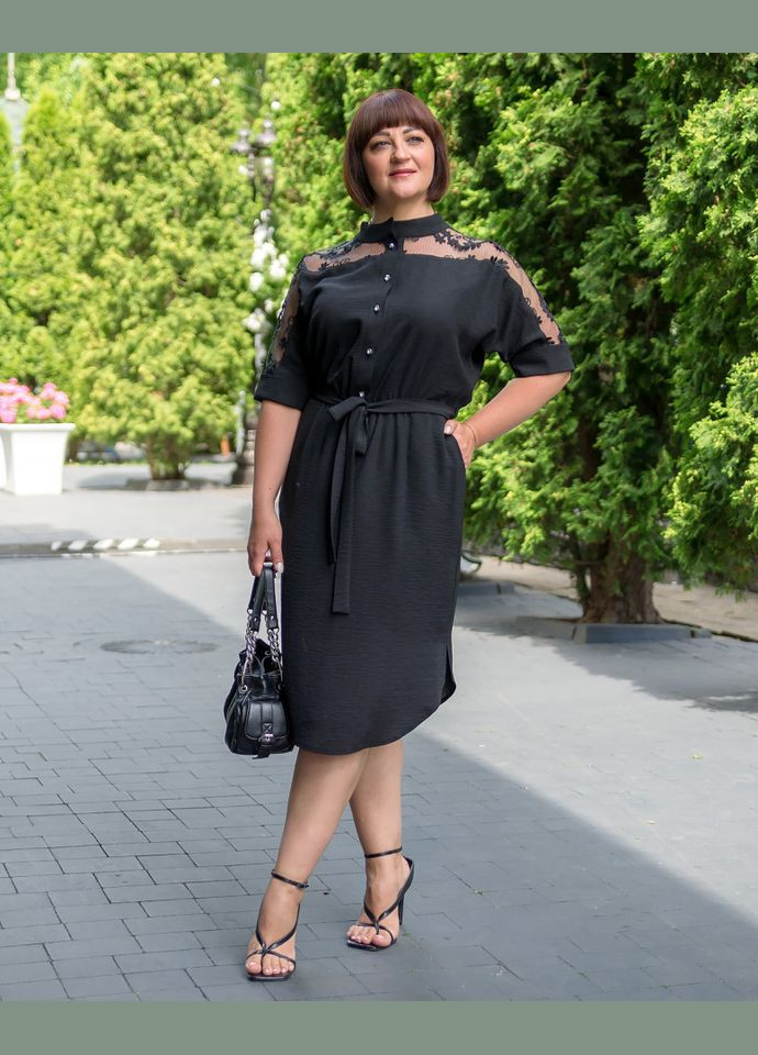 Чорна плаття 14315-1 Alenka Plus