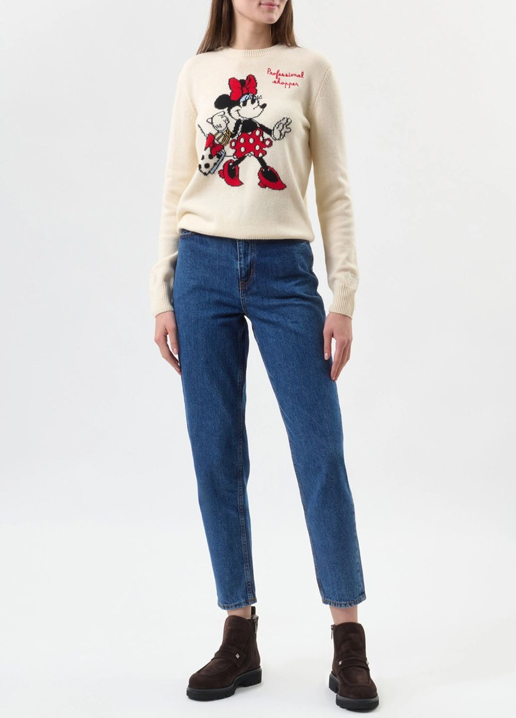 Молочный зимний свитер MC2 Saint Barth