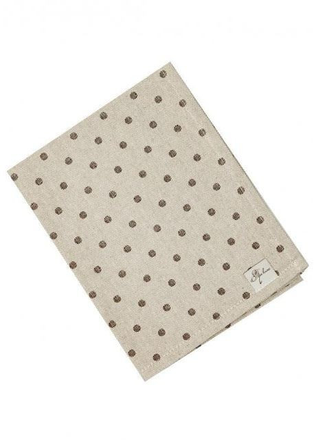 Салфетка Горох 35х45 см Бежево-коричневый (7528) Прованс (366971174)
