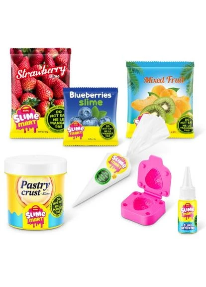 Ігровий набір зі слаймами серії "Shopping Bag" – ФРУКТОВИЙ ТАРТ Slime Mart (399547151)