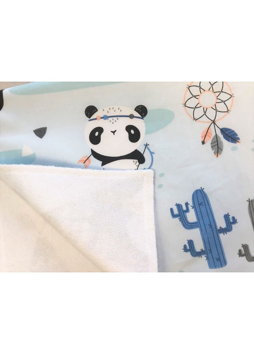 Пелюшка непромокаюча "Панди з вігвамами" Moontime (366891577)