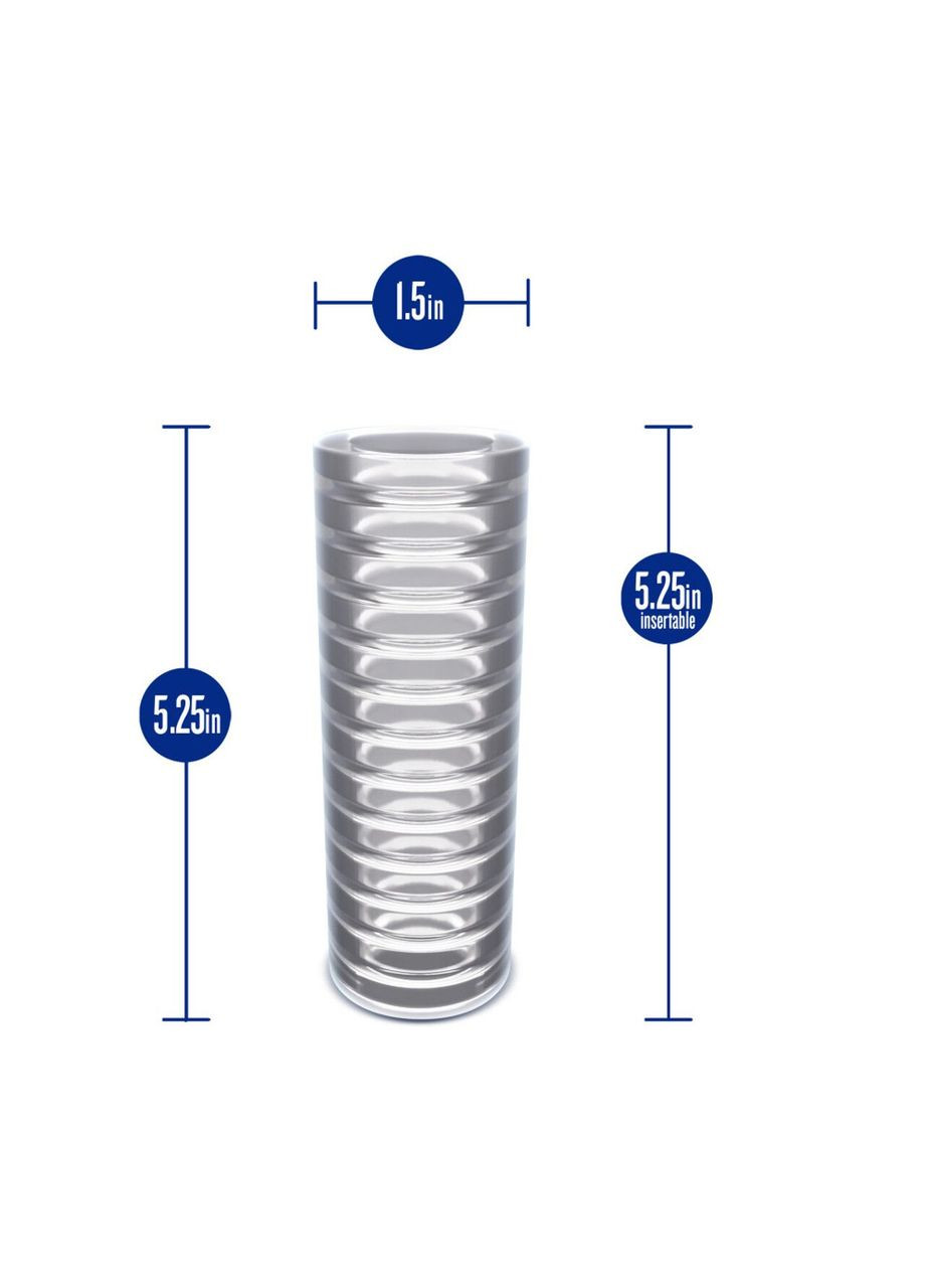 Мастурбатор Rize by Ribz Glow in the Dark Masturbator - Clear Blush (366875700)