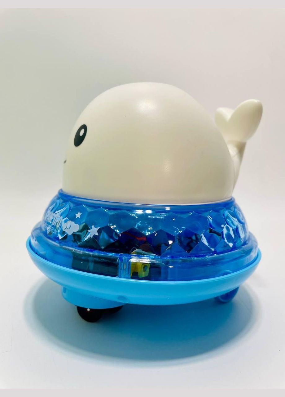 Игра для ванны 6688 BQ (72/2) "Кит", фонтанчик, катается, подсветка, 2 цвета, в коробке No Brand (319650502)
