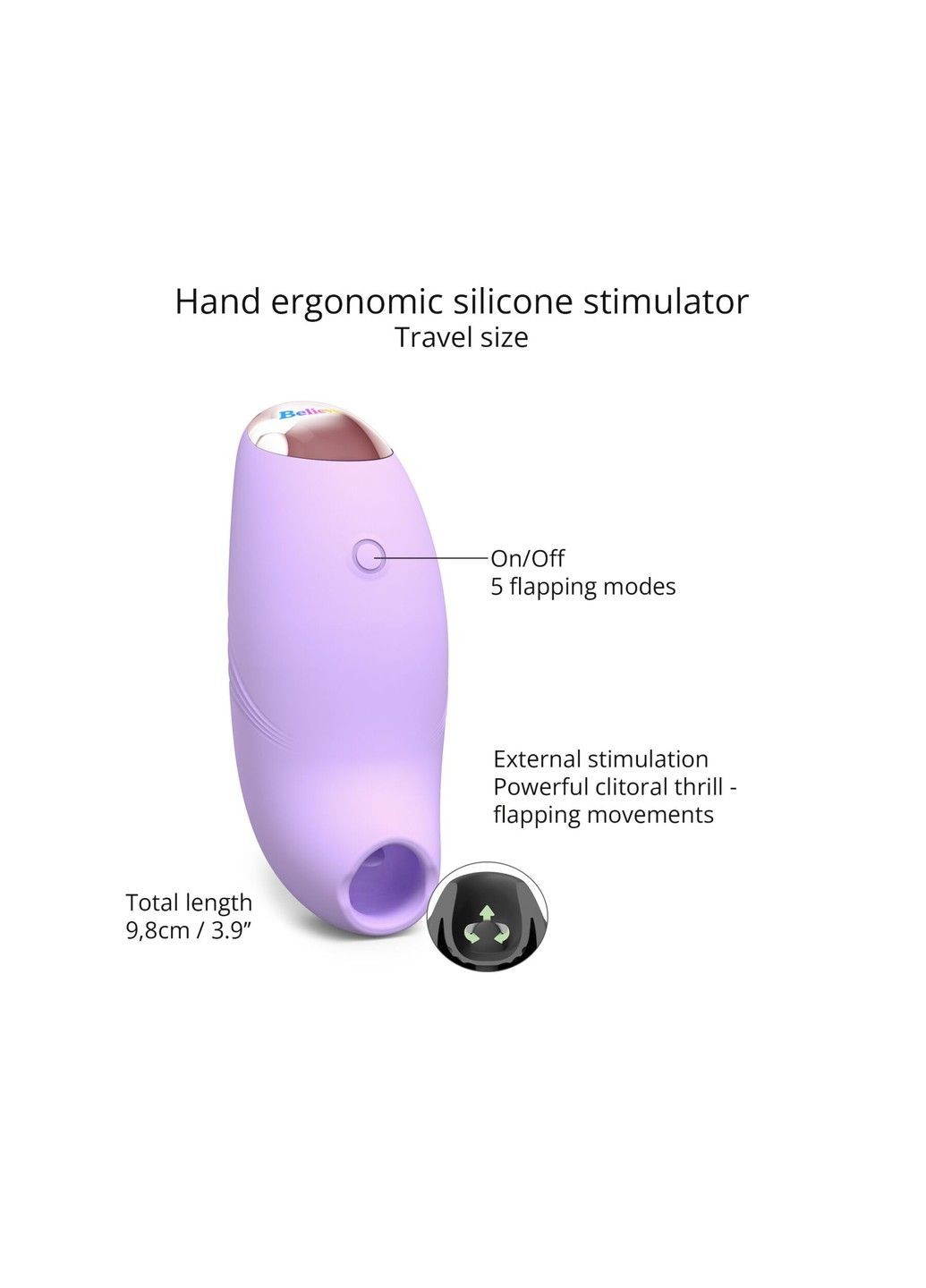 Вакуумний кліторальний стимулятор BELIEVER – VIVA MAUVE Love To Love (322740273)