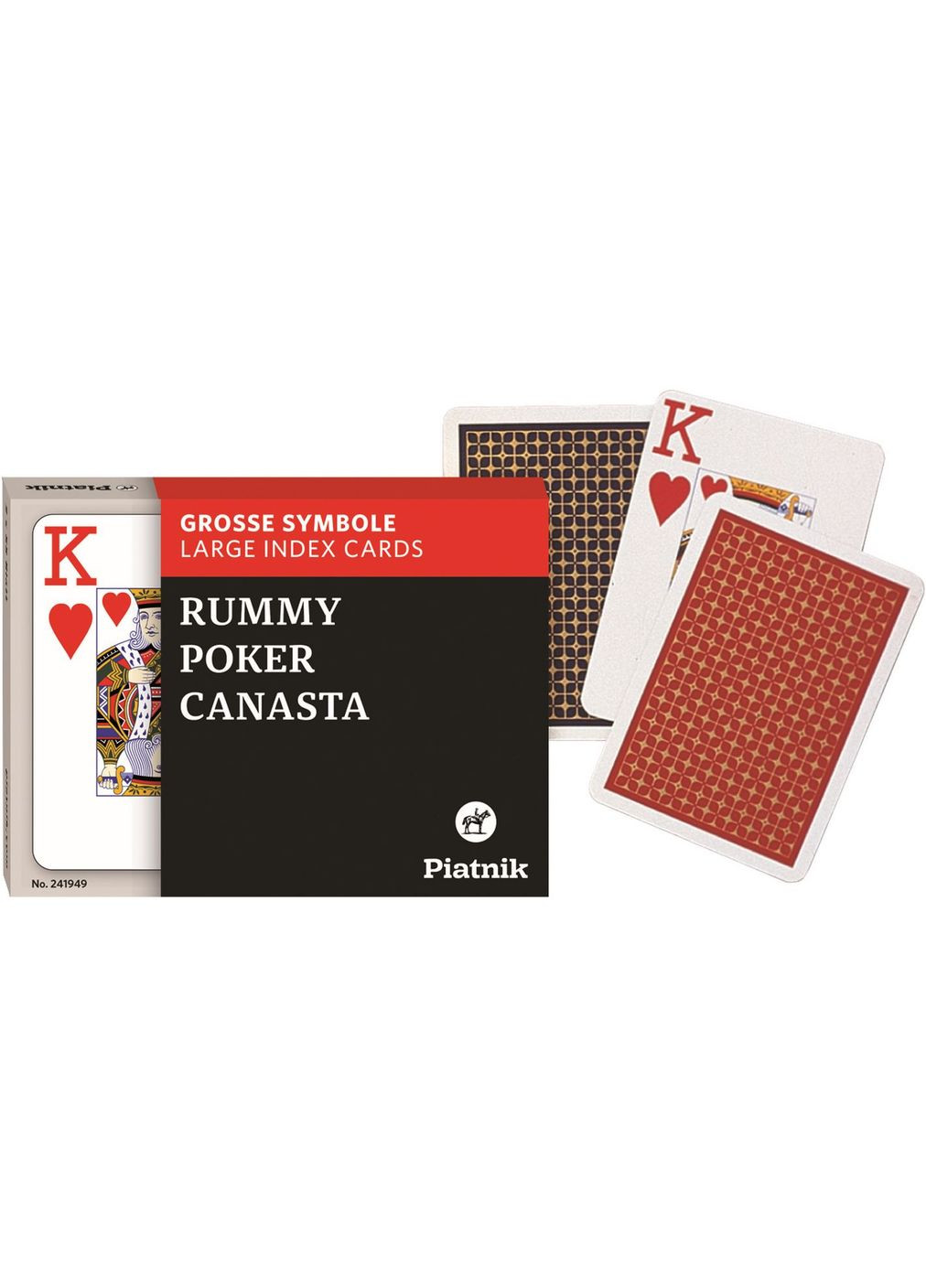 Карти гральні Опті, 2 колоди по 55 карт () Piatnik PT-241949 (328447428)