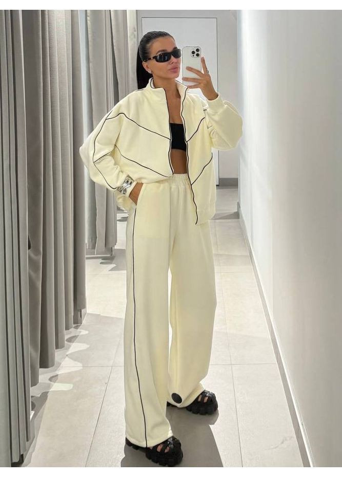 Костюм базовий жіночий двосторонній теплий Фліс штани та кофта Україна (362191870)