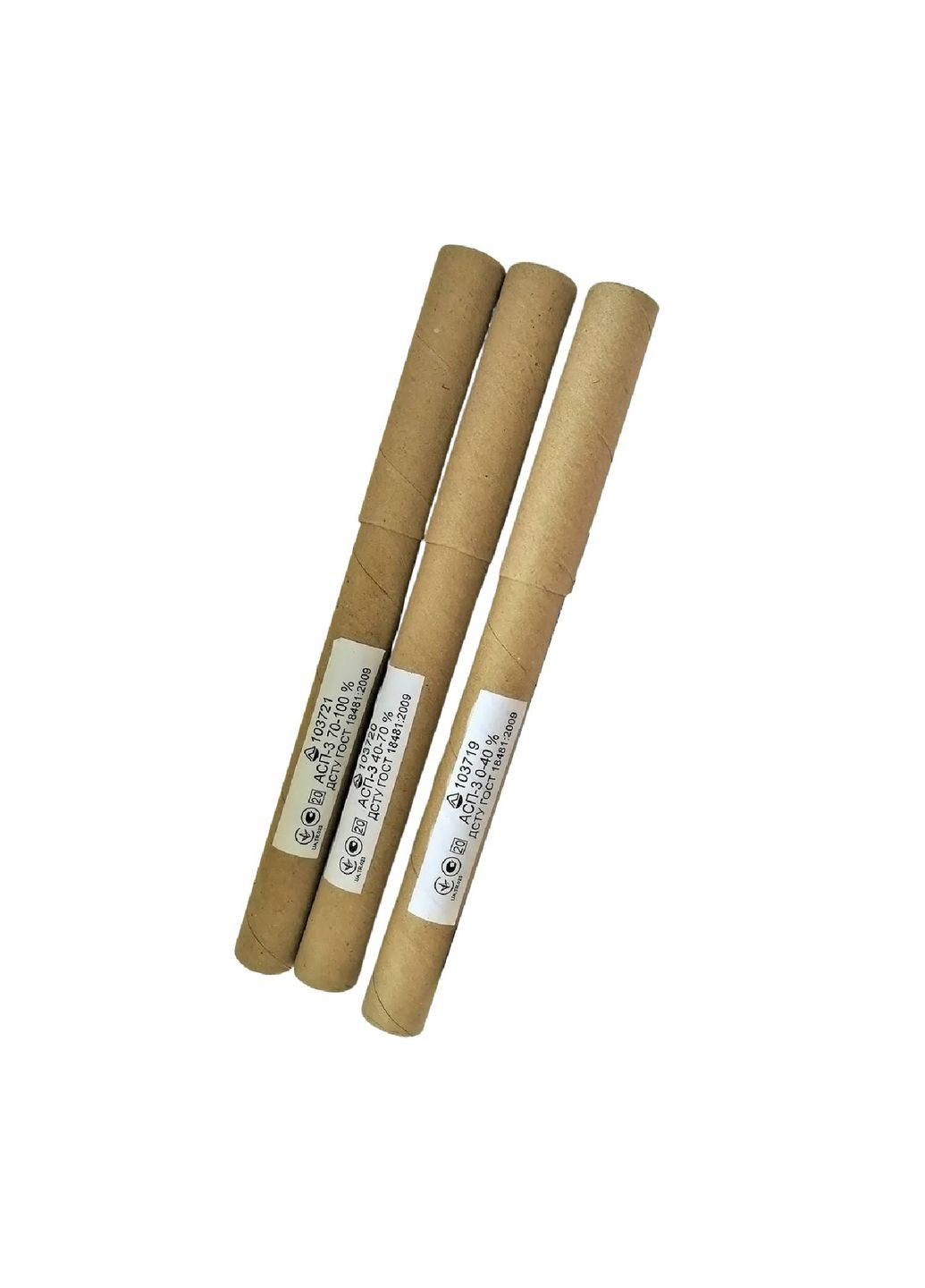 Набор профессиональных ареометров для спирта АСП-3 от 0 до 100% Склоприлад (301591092)