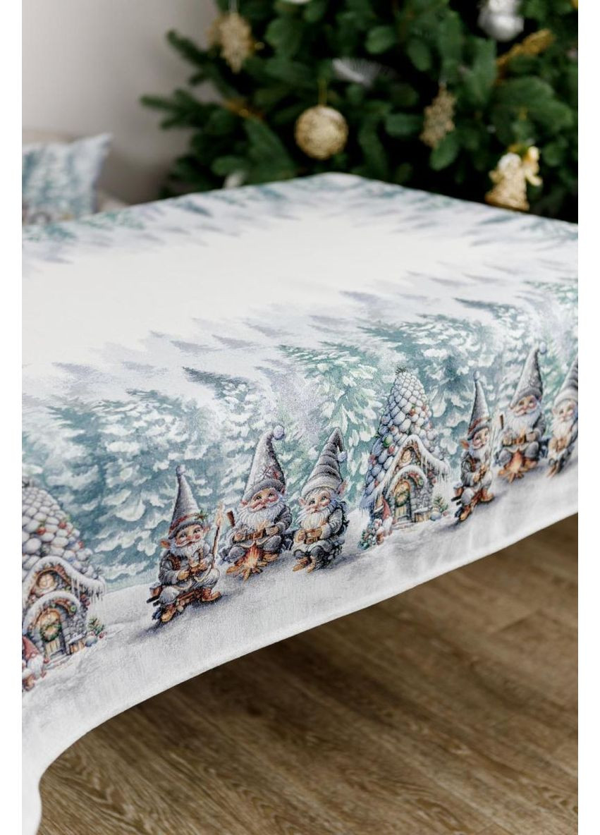 Скатерть гобеленовая Сказочные гномы 135х300 см Прованс (366970044)
